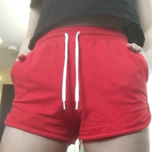Forever 21 red shorts